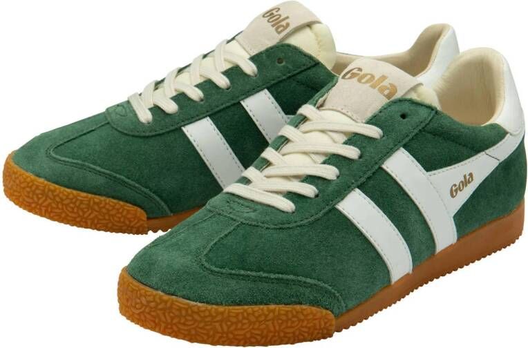 Gola Elan suède sneakers groen wit
