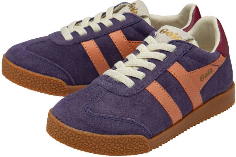 Gola Elan suède sneakers paars zalm
