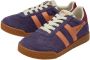 Gola Elan suède sneakers paars zalm - Thumbnail 2