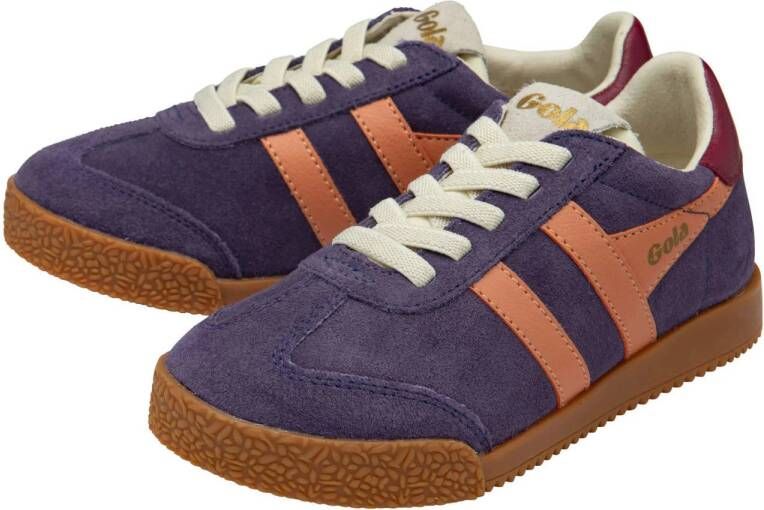 Gola Elan suède sneakers paars zalm