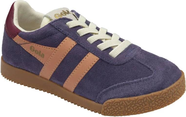 Gola Elan suède sneakers paars zalm
