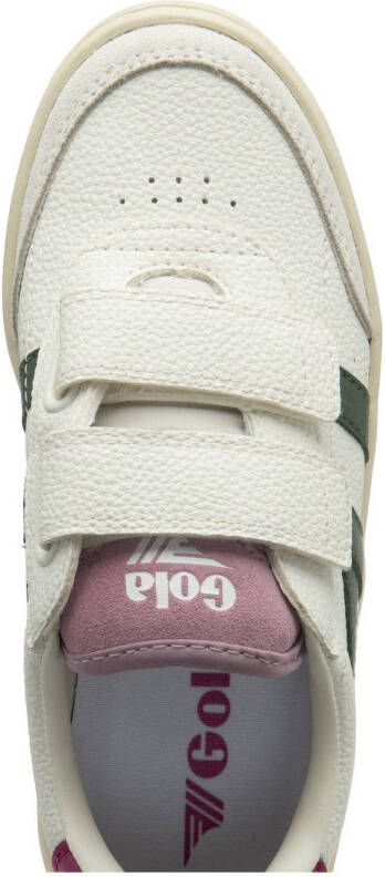 Gola Falcon Strap leren sneakers wit blauw