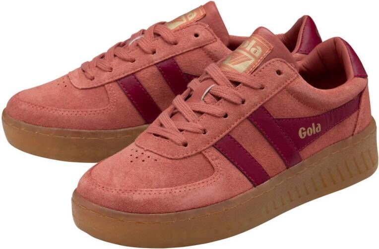 Gola Grandslam suède sneakers roze bordeaux
