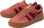 Gola Grandslam suède sneakers roze bordeaux - Thumbnail 3