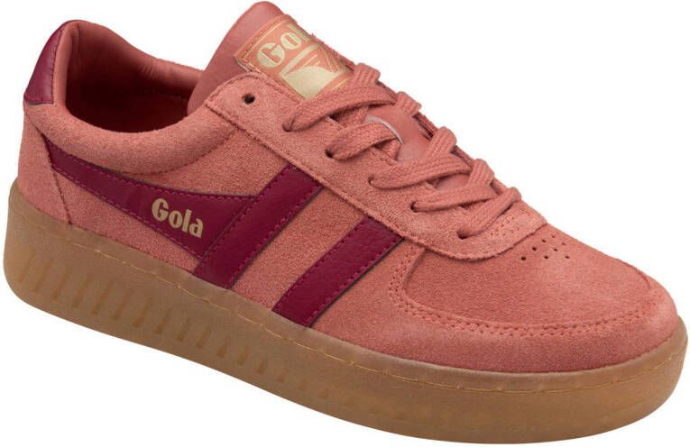 Gola Grandslam suède sneakers roze bordeaux