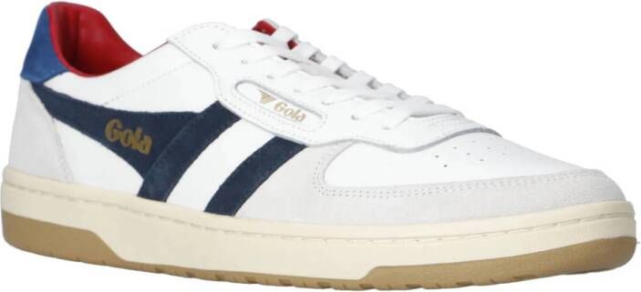 Gola Hawk leren sneakers wit blauw