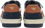 Gola Hawk strap leren sneakers donkerblauw rood - Thumbnail 5