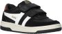 Gola Hawk Strap leren sneakers zwart wit oranje - Thumbnail 3