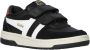 Gola Hawk Strap leren sneakers zwart wit oranje - Thumbnail 3