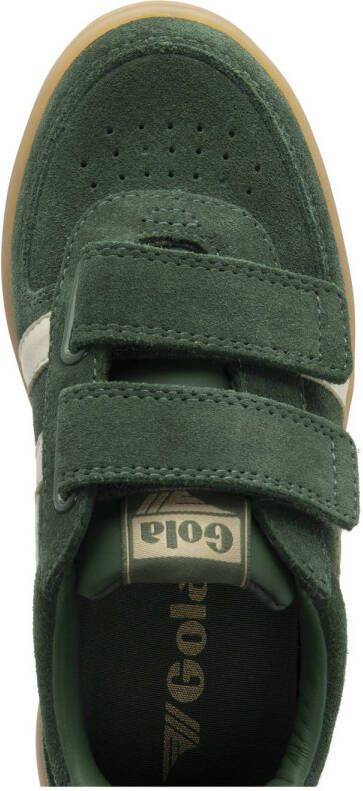 Gola Hawk suède sneakers donkergroen