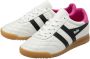 Gola Stadium leren sneakers wit blauw roze - Thumbnail 3