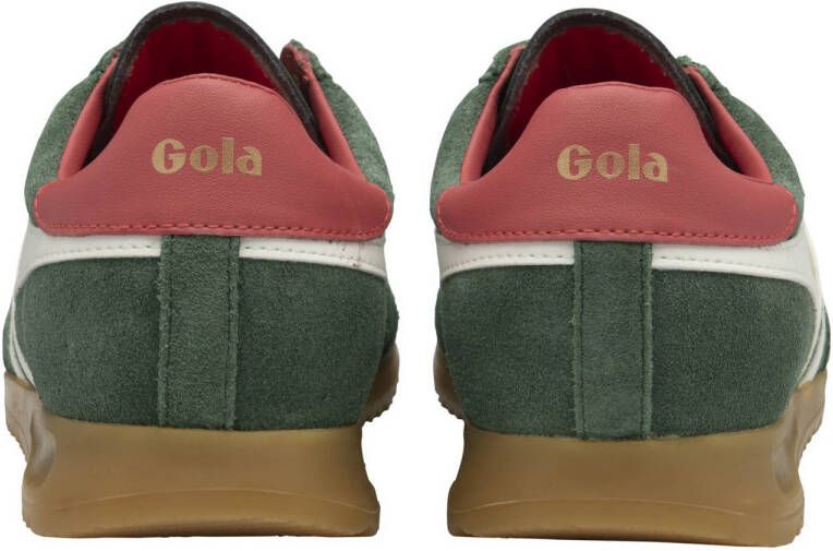 Gola Torpedo suède sneakers donkergroen