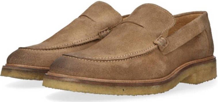 Goosecraft Chet suède loafers taupe