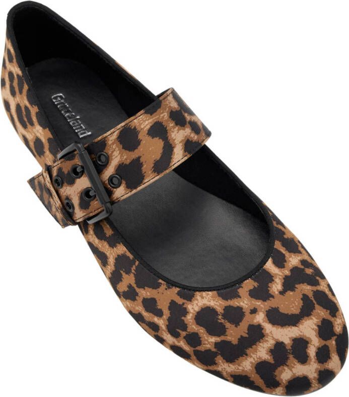 Graceland ballerina's cognac zwart