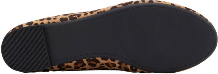 Graceland ballerina's met panterprint bruin