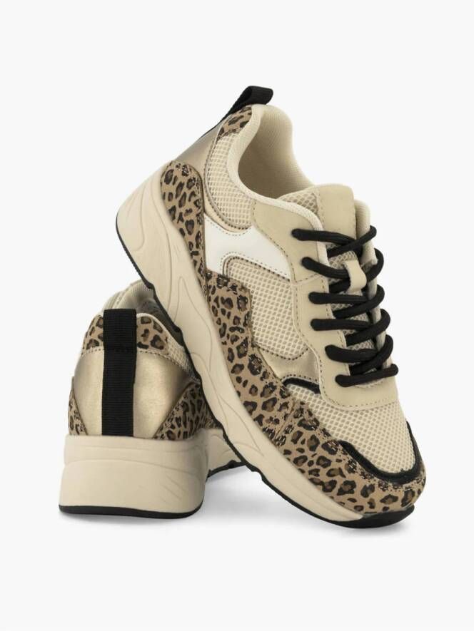 Graceland chunky sneakers beige panter