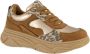Graceland chunky sneakers cognac goud panter - Thumbnail 2