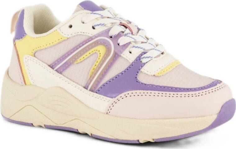 Graceland chunky sneakers paars beige