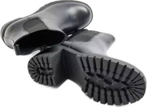 Graceland Zwarte chelsea boot hak