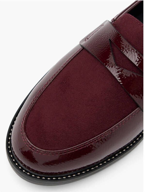 Graceland lak loafers bordeaux