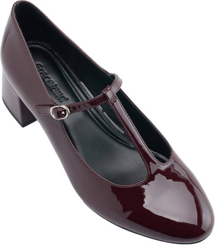 Graceland lak pumps bordeaux
