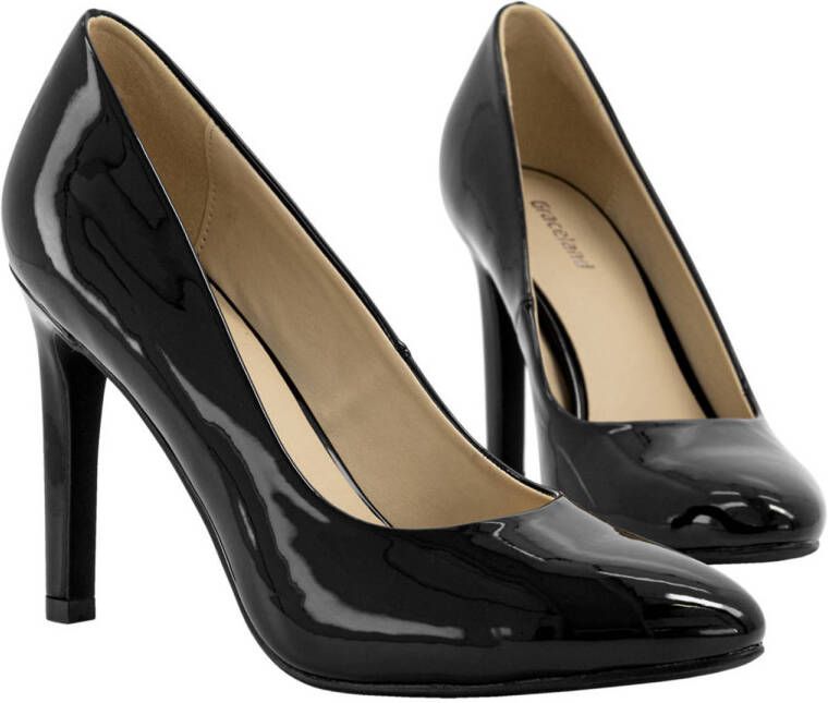 Graceland Zwarte pump lak - Schoenen.nl