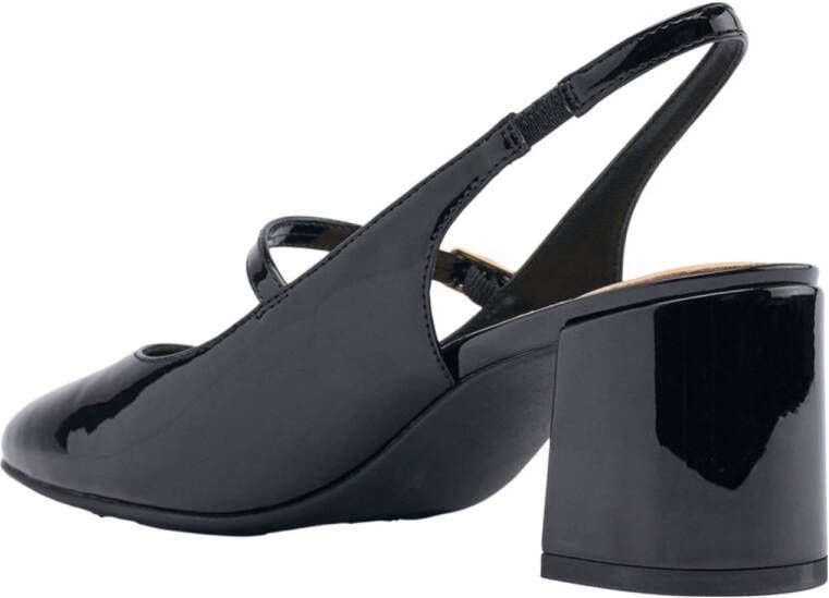 Graceland lak slingback pumps zwart