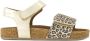 Graceland leren sandalen goud panter - Thumbnail 2
