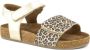 Graceland leren sandalen goud panter - Thumbnail 3