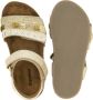 Graceland leren sandalen met glitters en pailletten goud - Thumbnail 3