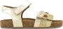 Graceland leren sandalen met glitters en pailletten goud - Thumbnail 3