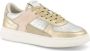 Graceland leren sneakers goud zilver roze - Thumbnail 3