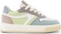Graceland leren sneakers groen blauw roze - Thumbnail 2