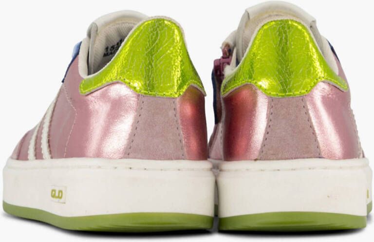 Graceland leren sneakers roze