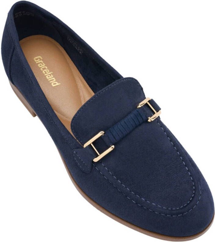 Graceland loafers donkerblauw