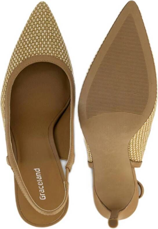 Graceland slingback pumps camel