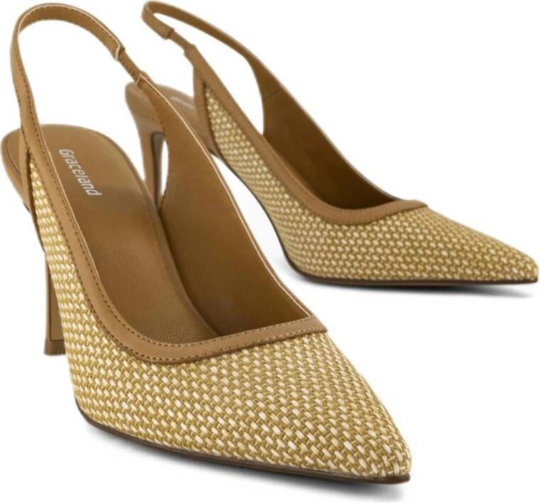 Graceland slingback pumps camel