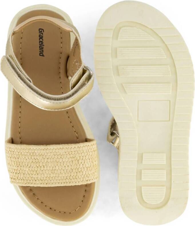 Graceland sandalen goud