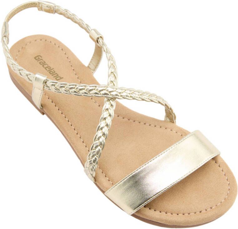 Graceland sandalen goud