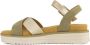 Graceland sandalen groen goud - Thumbnail 3