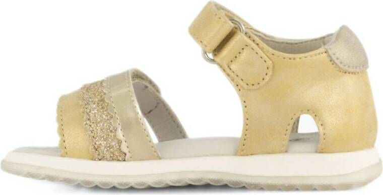 Graceland sandalen met glitters goud