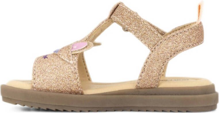 Graceland sandalen met glitters rosé