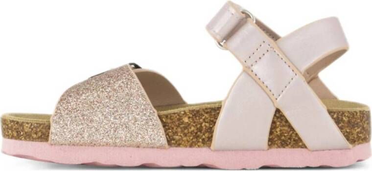 Graceland sandalen met glitters roze