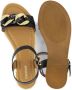 Graceland sandalen met ketting zwart - Thumbnail 3