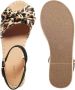 Graceland sandalen met panterprint zwart - Thumbnail 4