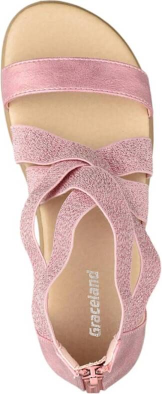 Graceland sandalen roze