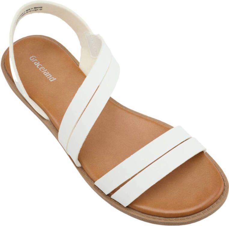 Graceland sandalen wit