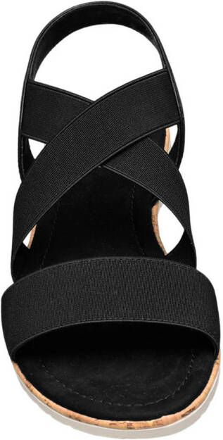 Graceland sandalen zwart