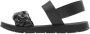 Graceland Zwarte sandaal gevlochten - Thumbnail 2