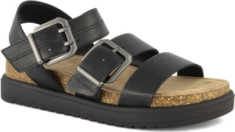 Graceland sandalen zwart